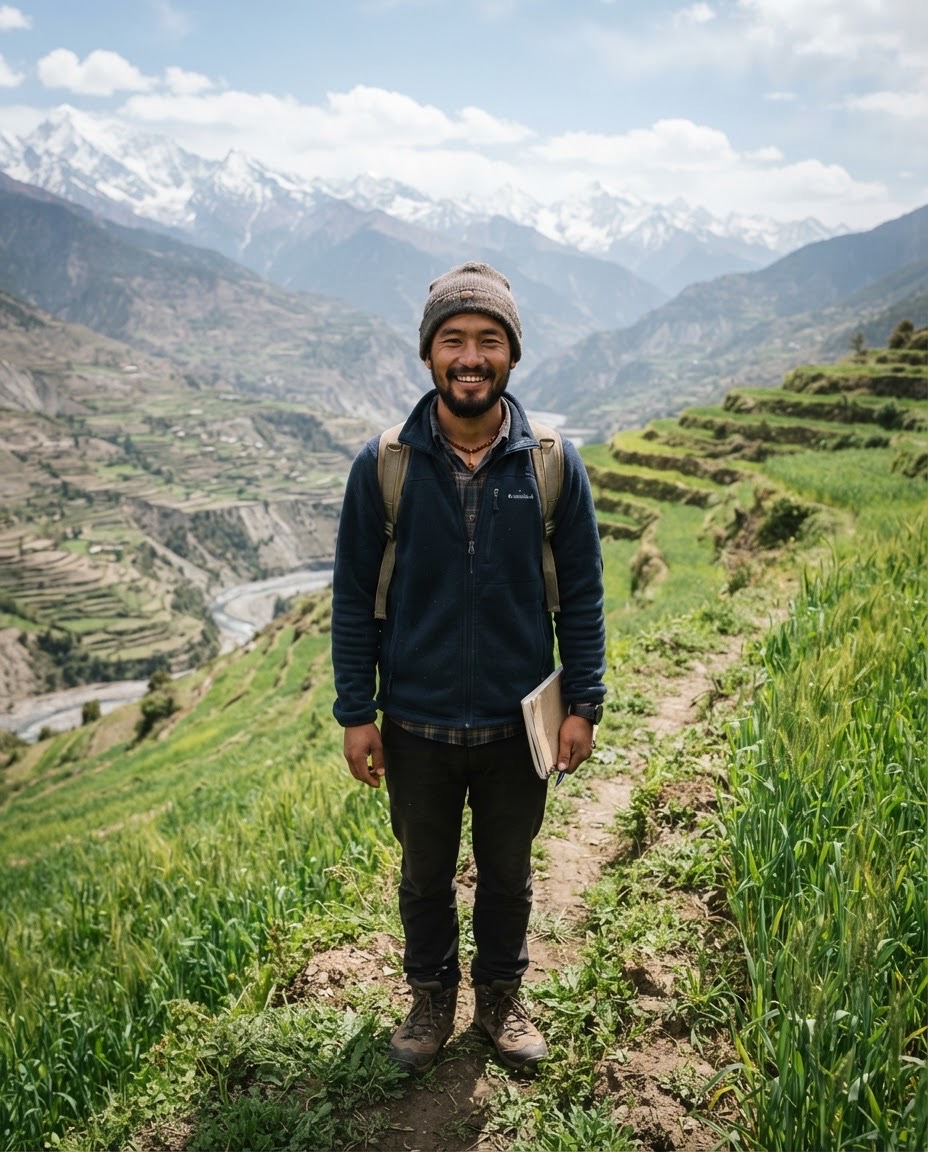 Agricultural field work in Nepal